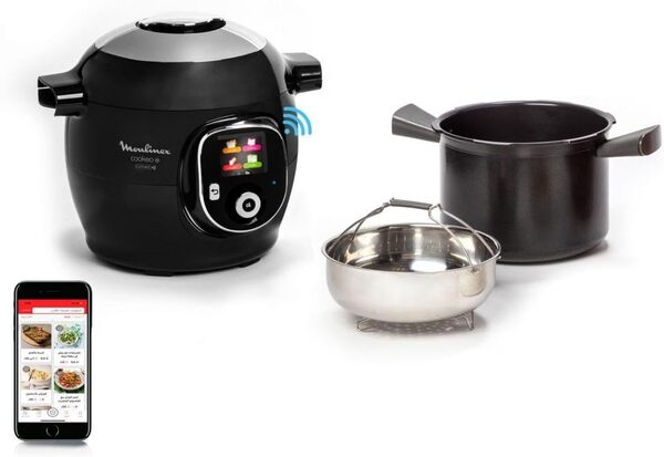 Mijoteur Moulinex Cookeo+ Connect CE867810 1600 W Noir