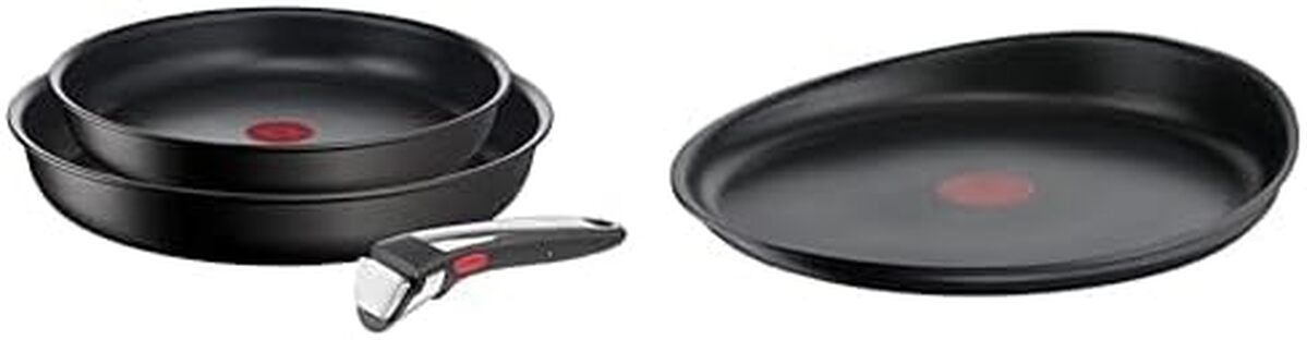 Tefal Ingenio Poêle à Crêpe 27 Cm - Induction, Antiadhésive, Empilable, Compatible Lave-Vaisselle - L8581004