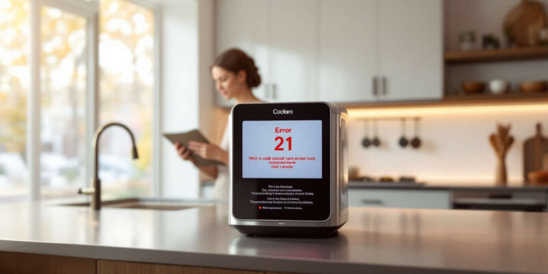 Comment résoudre le code 21 sur Cookeo ?