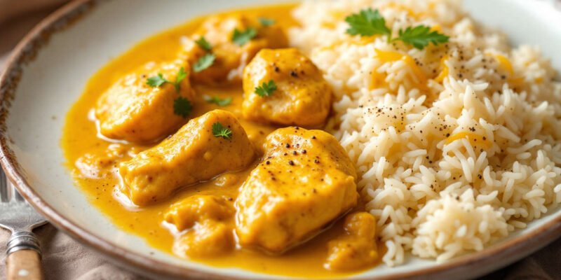 Comment réussir une recette cookeo poulet curry coco savoureuse ?