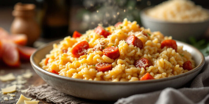 Découvrez la recette cookeo : risotto chorizo facile et rapide