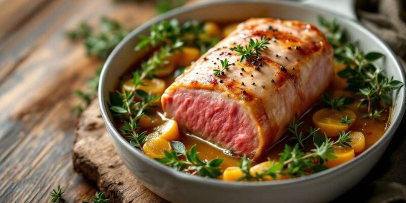 Cuisson parfaite du grenadin de veau en cocotte