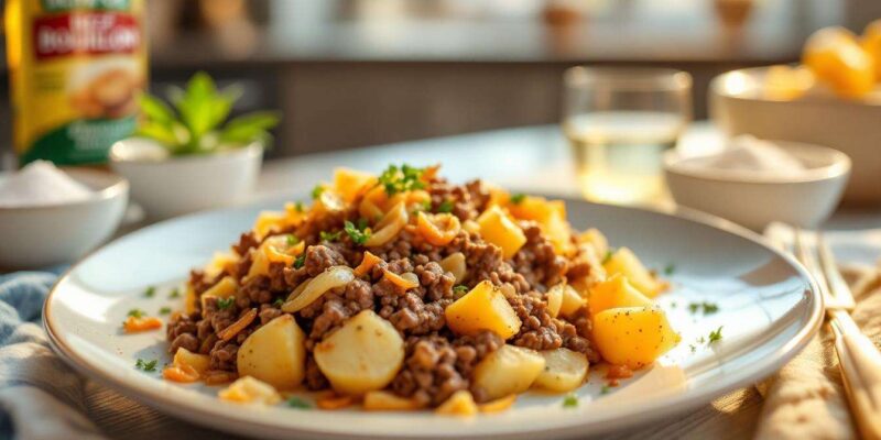 Comment cuisiner une recette cookeo de pommes de terre et viande hachée ?