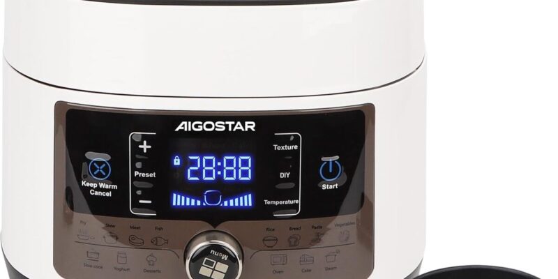 Test : aigostar Panda 30HGZ, la cocotte-minute multifonctions 1000 W