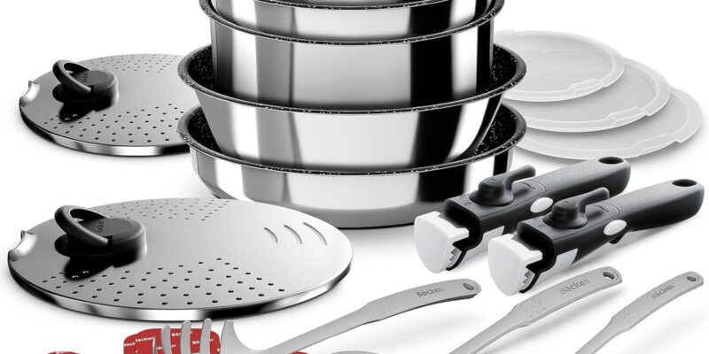 Test : batterie cuisine BACKEN 199924 en acier inoxydable
