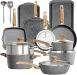 Test : batterie de cuisine à induction Kitchen Academy 17 pièces (gris)