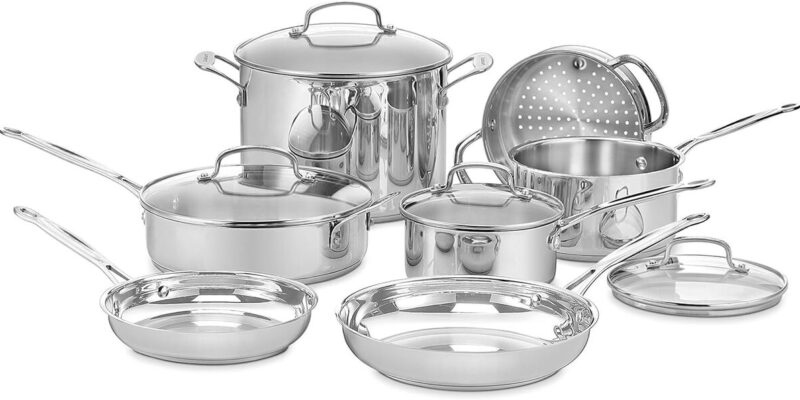 Test : batterie de cuisine Cuisinart Chef&rsquo;s Classic en acier inoxydable