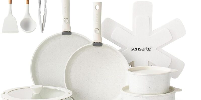 Test : batterie de cuisine Sensarte 23 pièces induction et empilable