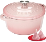 Test de la cocotte Overmont : robustesse et design en rose pastel