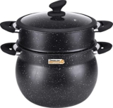 Test du couscoussier Klaus noir 9 L : cuisson vapeur sur pierre