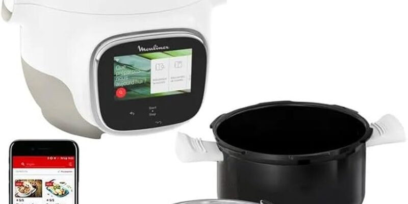 Test du multicuiseur Moulinex Cookeo Touch WiFi Mini 900 W blanc
