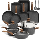 Test du set Kitchen Academy : poêle et casserole induction 17 pièces