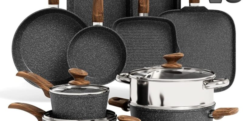 Test du set Kitchen Academy : poêle et casserole induction 17 pièces