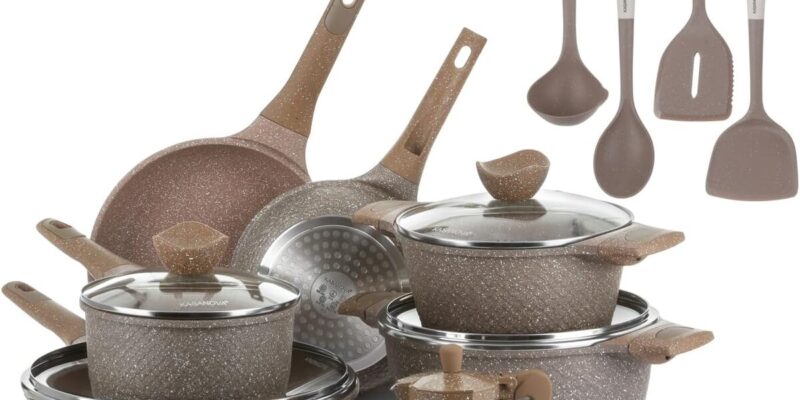 Test Kasanova : set de 15 casseroles antiadhésives pour induction