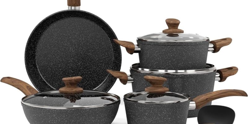 Test : kitchen academy set induction 12 pièces antiadhésif